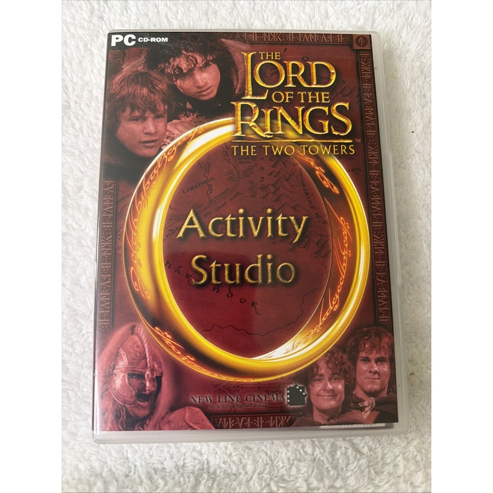 The Lord Of The Rings The Two Towers Activity Studio PC CD ROM Vtg